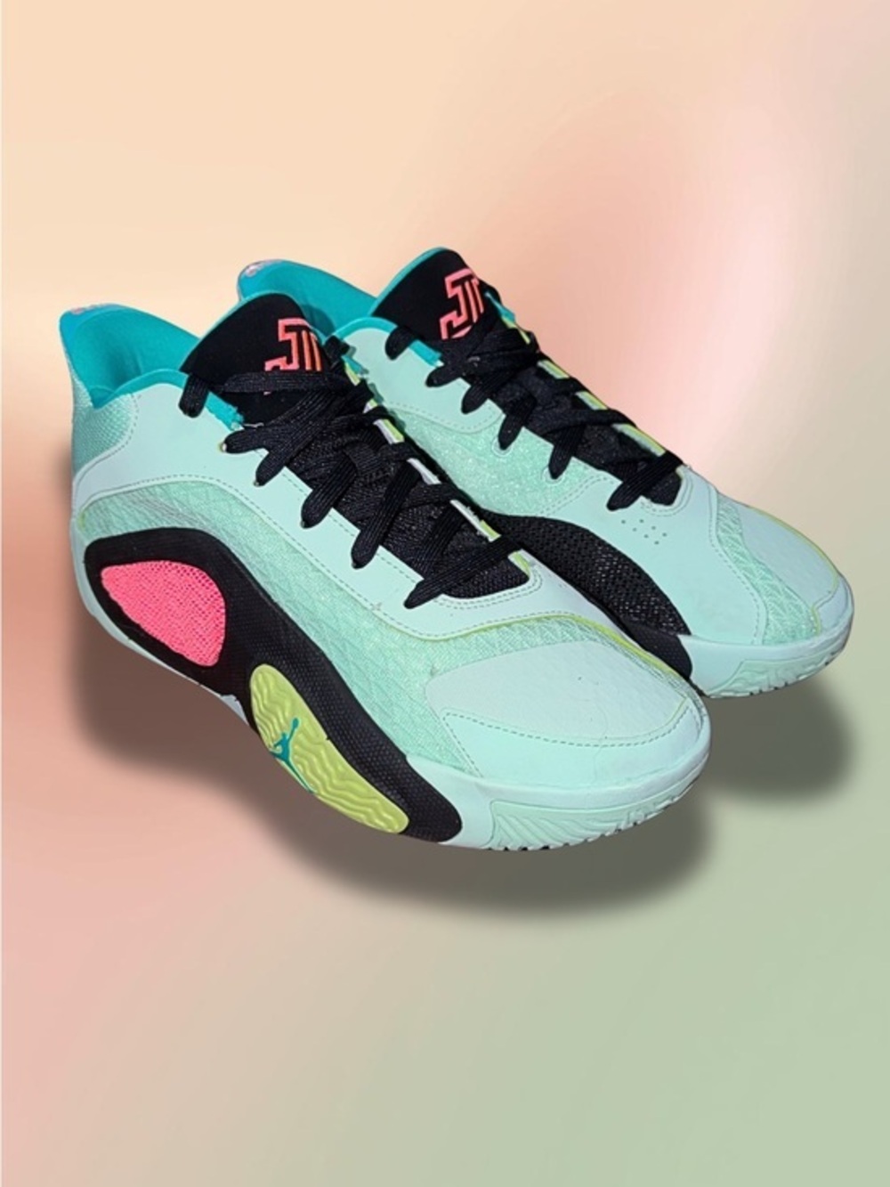Jordan Tatum 2 PF Vortex Mint Foam Basketball Shoes FJ6458-300 Size 7Y